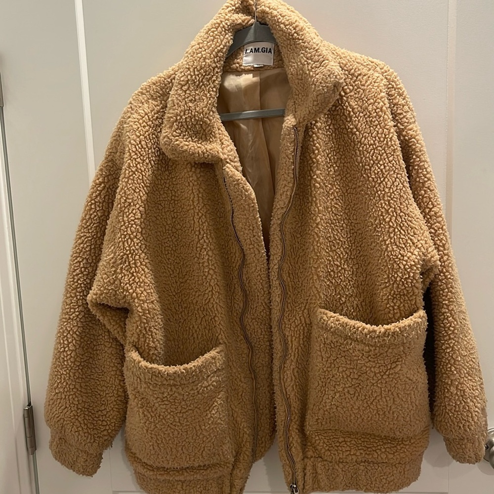 I AM GIA Teddy jacket